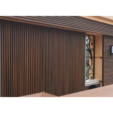 Anti UV Crack Resistant Waterproof Synthetic Composite Wood Panel 219*26mm Outdoor Waves WPC Wall Panel External Cladding Siding